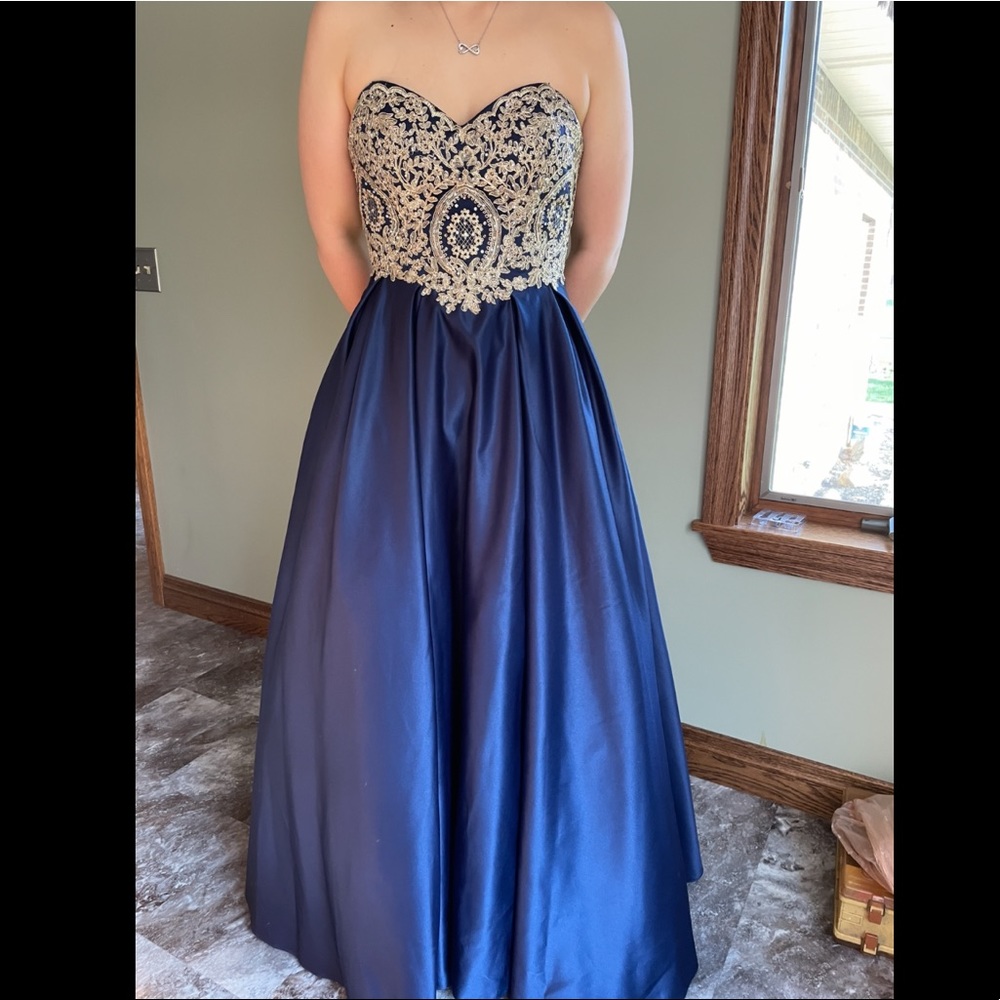 Sequined Prom Dress - Betsy Adam’s